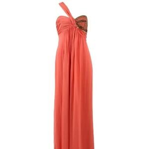 Temperley London Anthropologie Sz 6 US Silk Beaded Formal Maxi Dress